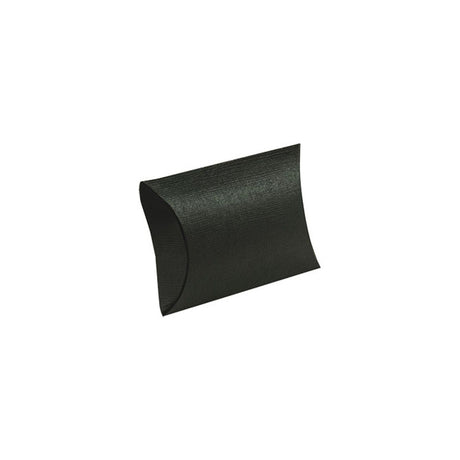 Black Linen - Pillow Box - 3-3/8 x 3-3/8 x 1-1/8"