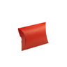 Bright Red Linen - Pillow Box - 4 x 4 x 1-3/8"