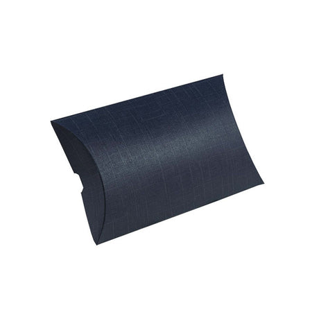 Navy Blue Linen - Pillow Box - 6-11/16 x 5-1/8 x 1-9/16"