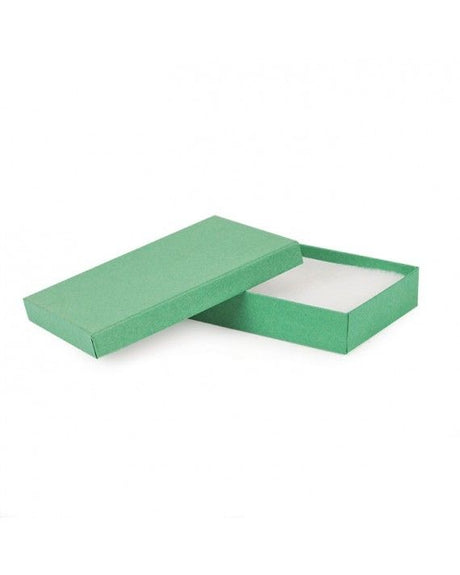Kraft Green - Jewelry Box - 5-7/16 x 3-1/2 x 1"