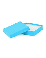 Kraft Jazz Blue - Jewelry Box - 3-1/2 x 3-1/2 x 7/8"
