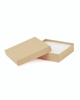 Natural Kraft - Jewelry Box - 3-1/2 x 3-1/2 x 7/8"