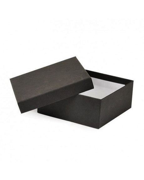 Kraft Black - Jewelry Box - 3-1/2 x 3-1/2 x 1-1/2"