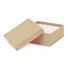 Natural Kraft - Jewelry Box - 3-1/2 x 3-1/2 x 1-1/2"