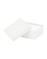 White Kraft - Jewelry Box - 3-1/2 x 3-1/2 x 1-1/2"