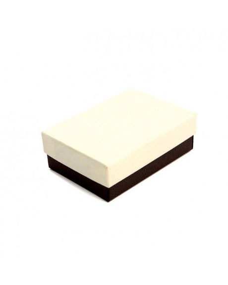 Matte Coffee And Cream - Jewelry Box - 2-1/2 x 1-1/2 x 7/8"
