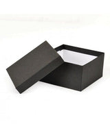 Kraft Black - Jewelry Box - 3-1/2 x 3-1/2 x 1-7/8"