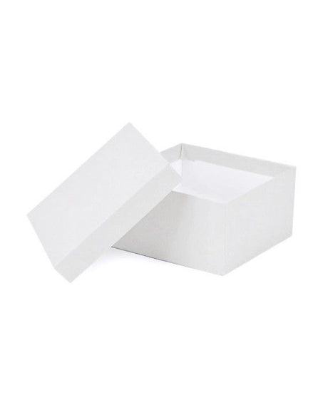 White Kraft - Jewelry Box - 3-1/2 x 3-1/2 x 1-7/8"