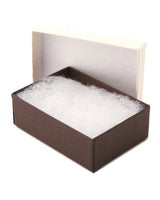 Matte Coffee And Cream - Jewelry Box - 3-1/16 x 2-1/8 x 1"