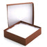 Matte Cocoa Embossed - Jewelry Box - 3-1/2 x 3-1/2 x 1"