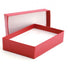 Matte Brick Red - Jewelry Box - 3-1/2 x 3-1/2 x 1"