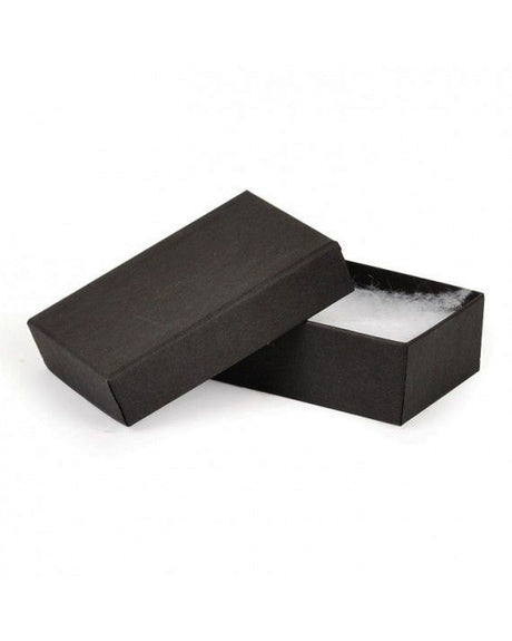 Kraft Black - Jewelry Box - 2-7/16 x 1-5/8 x 13/16"