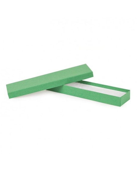 Kraft Green - Jewelry Box - 8 x 2 x 7/8"