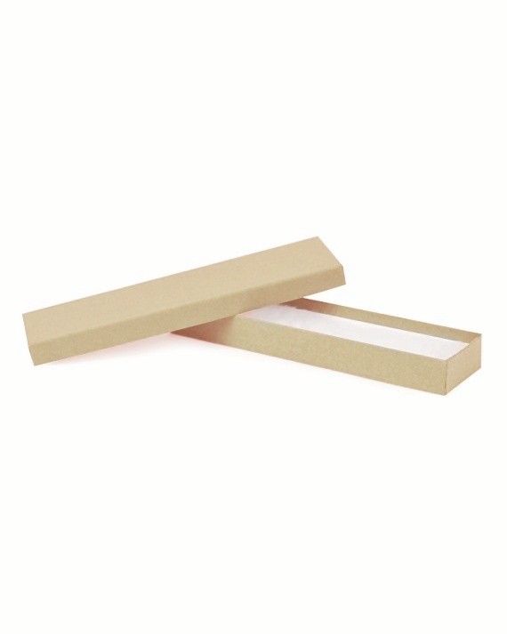 Natural Kraft - Jewelry Box - 8 x 2 x 7/8"