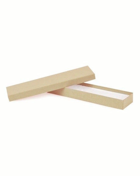 Natural Kraft - Jewelry Box - 8 x 2 x 7/8"