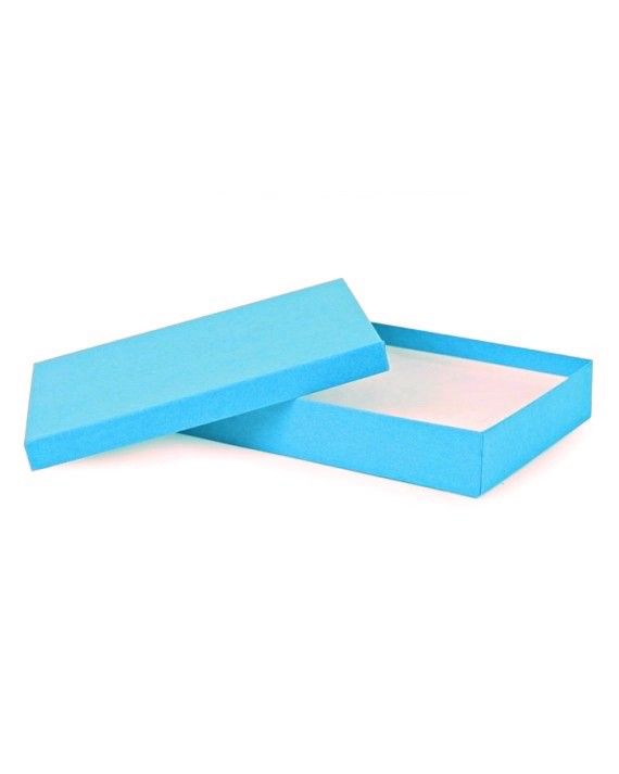Kraft Jazz Blue - Jewelry Box - 7 x 5 x 1-1/4"