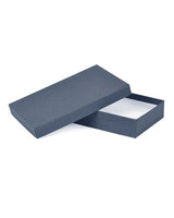 Matte Dark Navy Blue - Jewelry Box - 5-7/16 x 3-1/2 x 1"