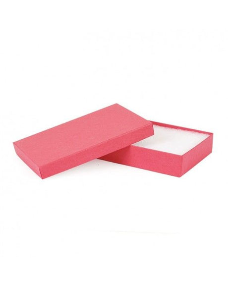 Kraft Red - Jewelry Box - 5-7/16 x 3-1/2 x 1"