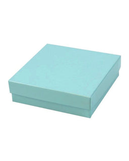 Gloss Aqua - Jewelry Box - 3-1/2 x 3-1/2 x 7/8"
