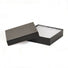 Gloss Black Embossed - Jewelry Box - 3-1/2 x 3-1/2 x 7/8"
