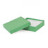 Kraft Green - Jewelry Box - 3-1/2 x 3-1/2 x 7/8"