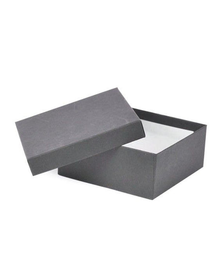 Kraft Grey - Jewelry Box - 3-1/2 x 3-1/2 x 1-1/2"