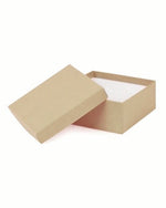 Natural Kraft - Jewelry Box - 3-1/2 x 3-1/2 x 1-1/2"