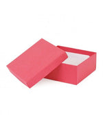 Kraft Red - Jewelry Box - 3-1/2 x 3-1/2 x 1-1/2"