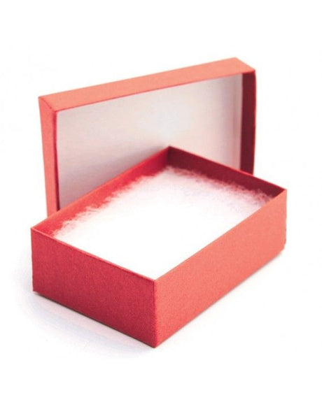 Matte Brick Red - Jewelry Box - 2-1/2 x 1-1/2 x 7/8"