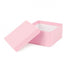 Kraft Pink - Jewelry Box - 3-1/2 x 3-1/2 x 1-7/8"