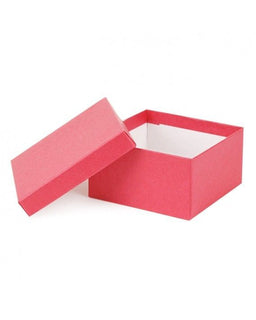 Kraft Red - Jewelry Box - 3-1/2 x 3-1/2 x 1-7/8"