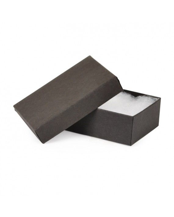 Matte Black Onyx - Jewelry Box - 3-1/16 x 2-1/8 x 1"