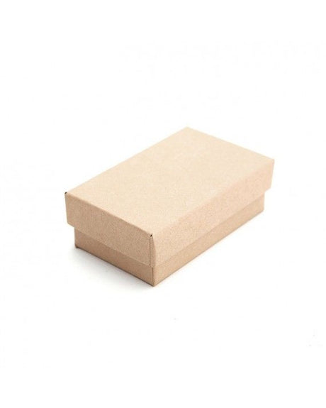 Brown Kraft - Jewelry Box - 3-1/16 x 2-1/8 x 1"