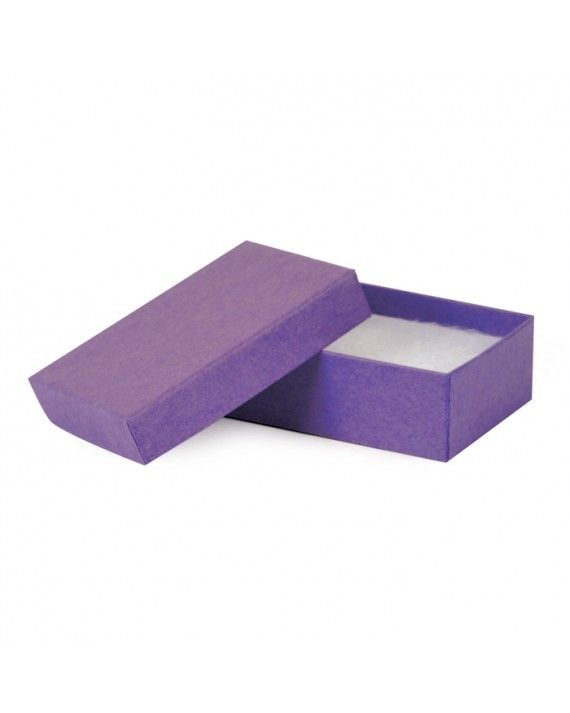 Matte Deep Purple - Jewelry Box - 3-1/16 x 2-1/8 x 1"