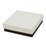 Black Onyx / White Canvas - Jewelry Box - 3-1/2 x 3-1/2 x 1"