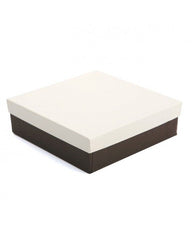 Matte Coffee And Cream - Jewelry Box - 3-1/2 x 3-1/2 x 1"
