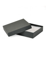 Black Swirl - Jewelry Box - 3-1/2 x 3-1/2 x 1"