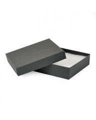 Matte Black Onyx - Jewelry Box - 3-1/2 x 3-1/2 x 1-1/2"