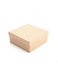 Brown Kraft - Jewelry Box - 3-1/2 x 3-1/2 x 1-1/2"