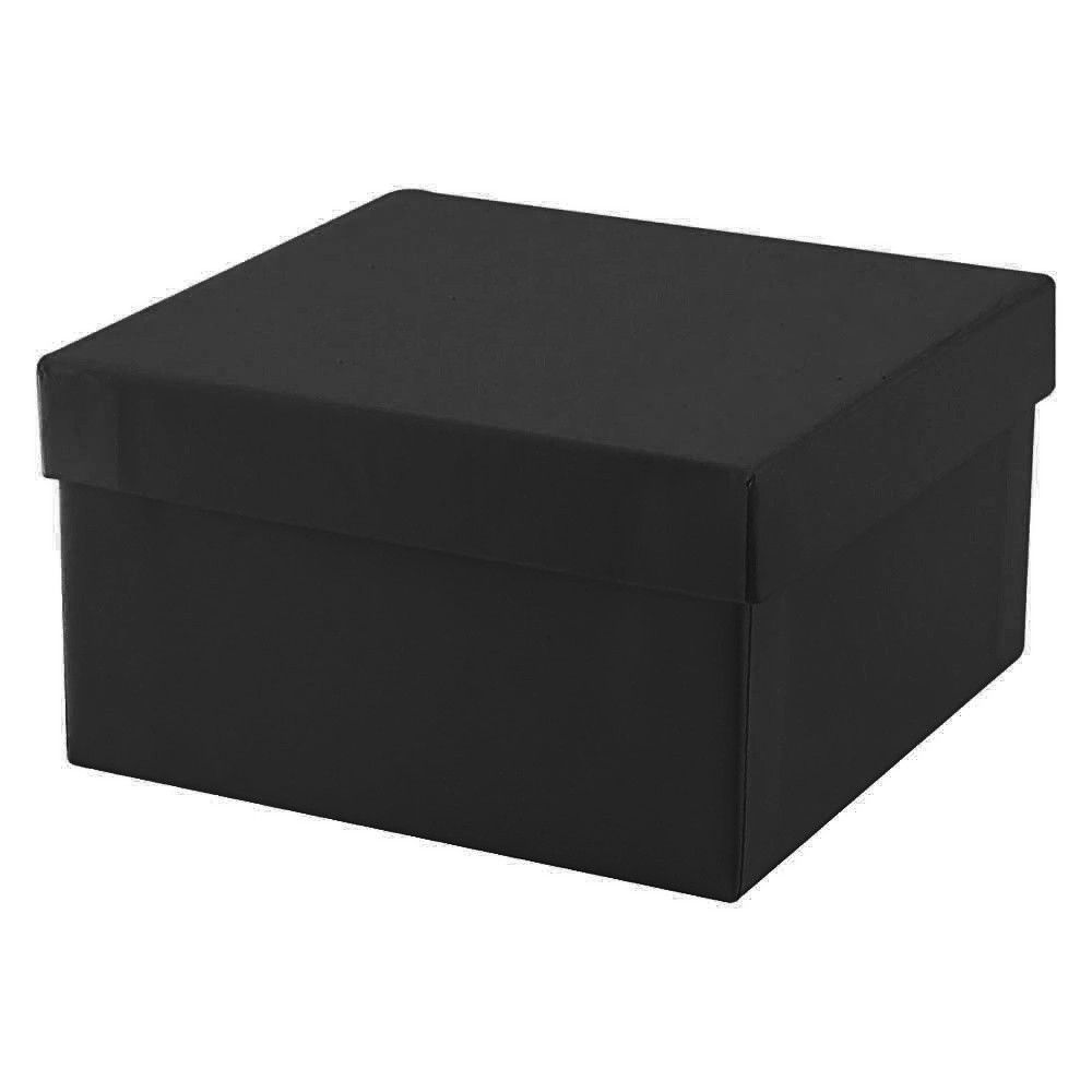 Matte Black Onyx - Jewelry Box - 3-1/2 x 3-1/2 x 2"