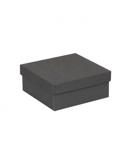 Matte Dark Slate Gray - Jewelry Box - 3-1/2 x 3-1/2 x 2"