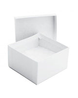 White Krome - Jewelry Box - 3-1/2 x 3-1/2 x 2"