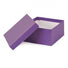 Matte Deep Purple - Jewelry Box - 3-1/2 x 3-1/2 x 2"