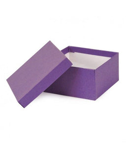 Matte Deep Purple - Jewelry Box - 3-1/2 x 3-1/2 x 2"