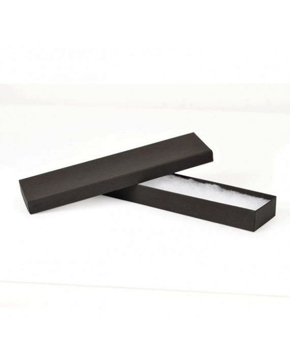 Kraft Black - Jewelry Box - 8 x 2 x 7/8"