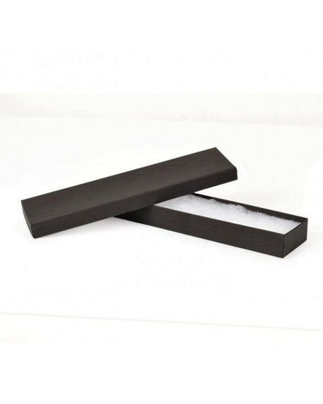 Kraft Black - Jewelry Box - 8 x 2 x 7/8"