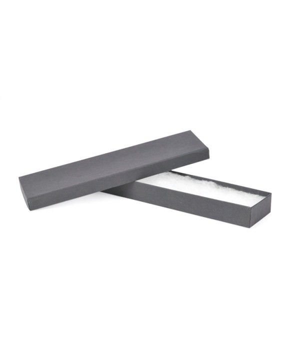 Kraft Grey - Jewelry Box - 8 x 2 x 7/8"