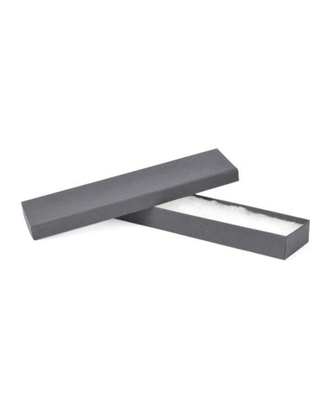 Kraft Grey - Jewelry Box - 8 x 2 x 7/8"
