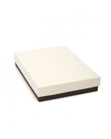 Matte Coffee And Cream - Jewelry Box - 5-1/4 x 3-3/4 x 7/8"