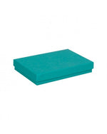 Matte Tropical Turquoise Blue - Jewelry Box - 5-1/4 x 3-3/4 x 7/8"